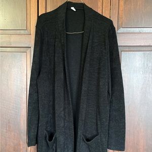 Charcoal gray cardigan